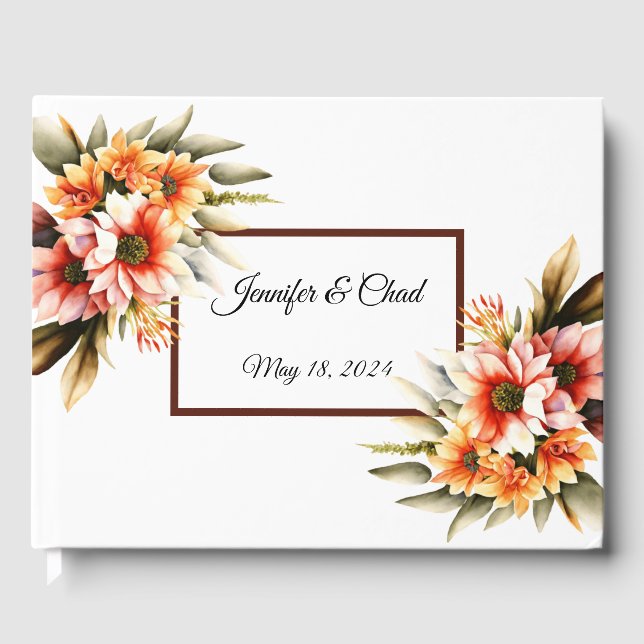 Floral Guest Book (Front)