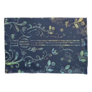 Floral Guitar Pillow Case
