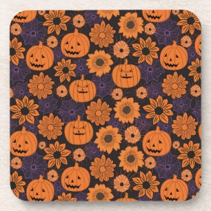 Floral Halloween Coaster