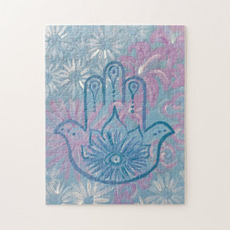 Floral Hamsa Puzzle