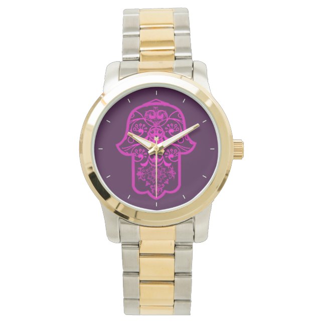 Floral Hamsa Watch (Front)