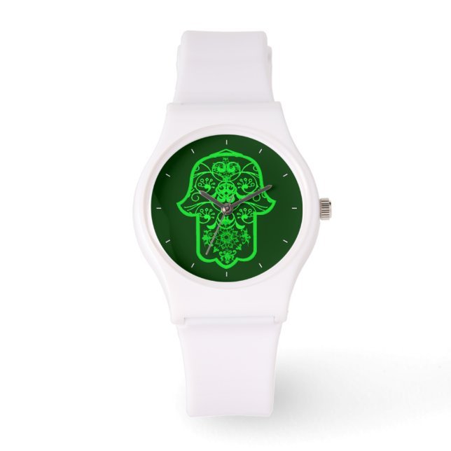 Floral Hamsa Watch (Front)