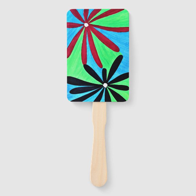 Floral Hand Fan (Front)
