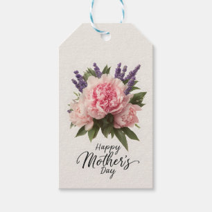 Floral "Happy Mother's Day" Greeting  Gift Tags
