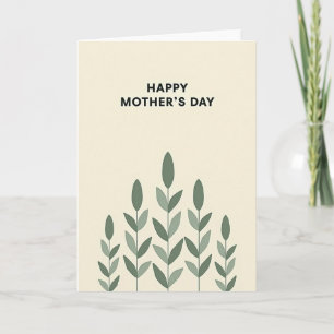 Floral Happy Mothers Day Wish Card