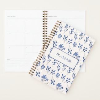 Floral Hardcover Notebook Plannner Planner