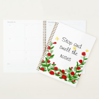 Floral Hardcover Planner