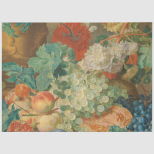 Floral Harmony and Fruitful Splendour Botanical Ar Tissue Paper