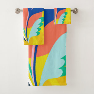 Floral Harmony Bath Towel Set