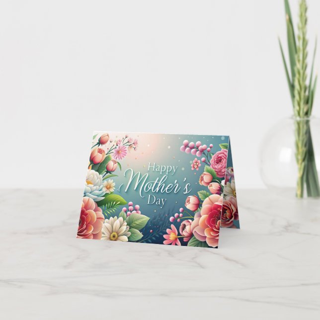 Floral Harmony Card (Front)