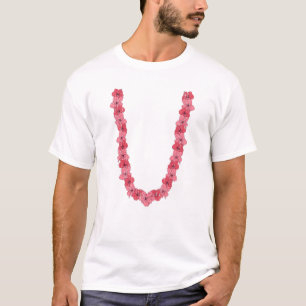 Floral Hawaiian Flower Chain Tropical Summer Vibes T-Shirt