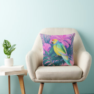 Floral/Hawaiian/Tropical/parrot  Cushion