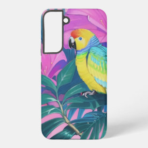 Floral/Hawaiian/Tropical/parrot Samsung Galaxy Case