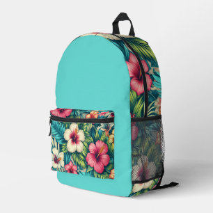 Floral Hawaiian/tropical Printed Backpack