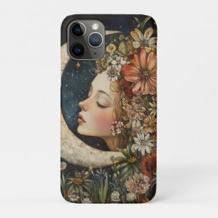 Floral Headdress & Crescent Moon 2 iPhone 11 Pro Case