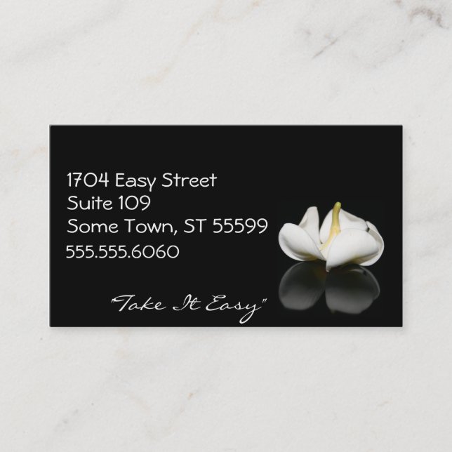Floral Healing Business Cards (Front)