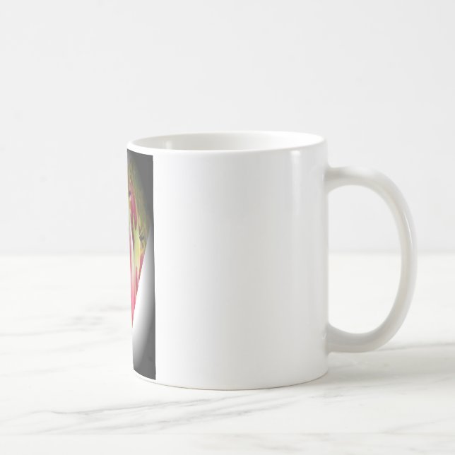 Floral Heart Art Print Coffee Mug (Right)