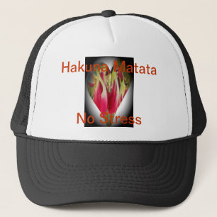 Floral Heart Art Print Trucker Hat