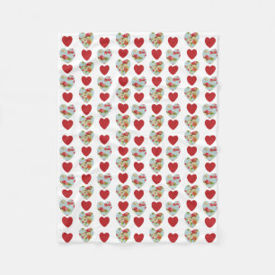 Floral Heart Blanket