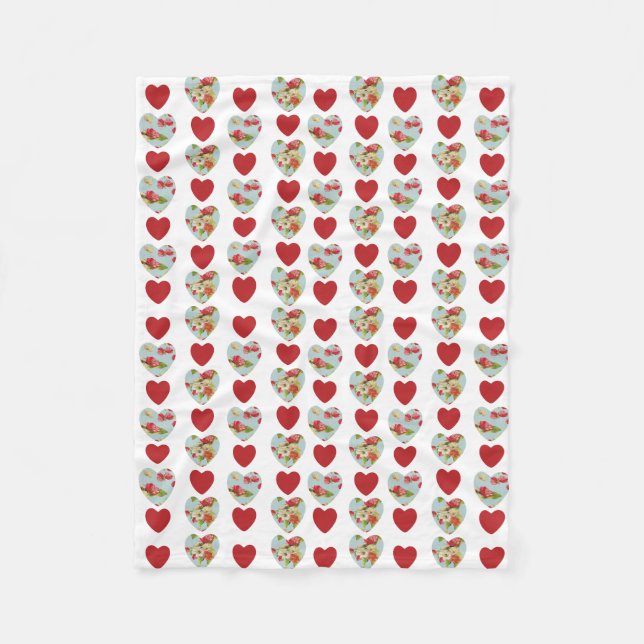 Floral Heart Blanket (Front)