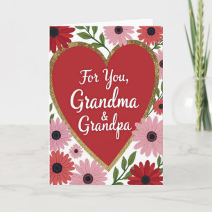 Floral Heart For You Card