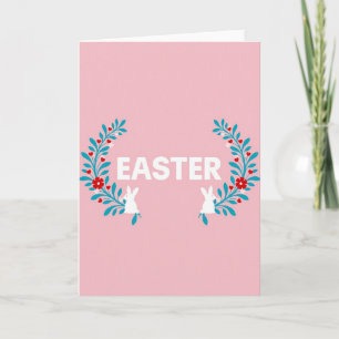 Floral Heart Pattern Card