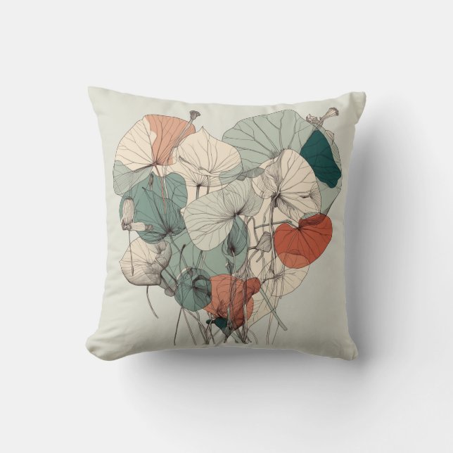 Floral Heart Pillow 3 (Front)