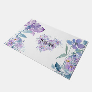 Floral Heart Welcome Doormat