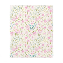 Floral Heaven Fleece Blanket