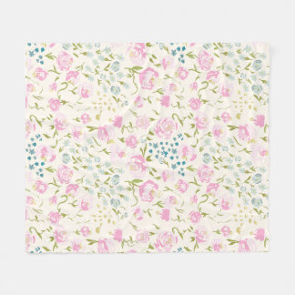 Floral Heaven Fleece Blanket