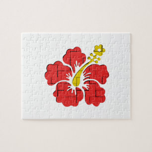 Floral Hibiscus Jigsaw Puzzle