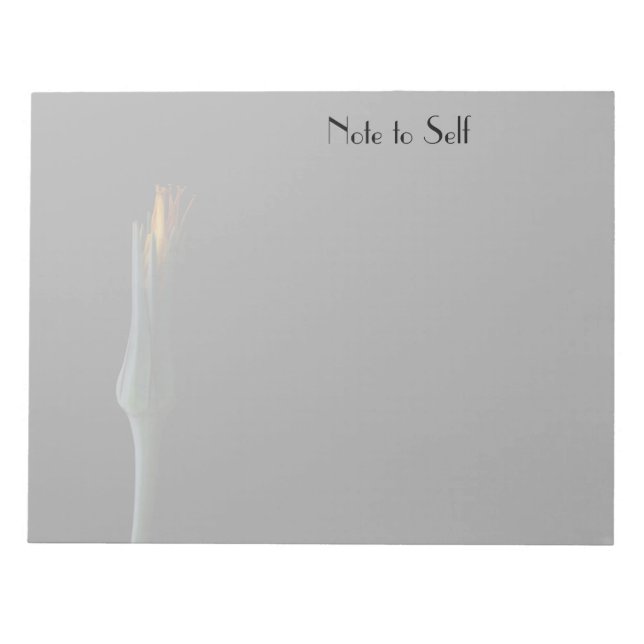 Floral Hidden Beauty  Notepad (Front)