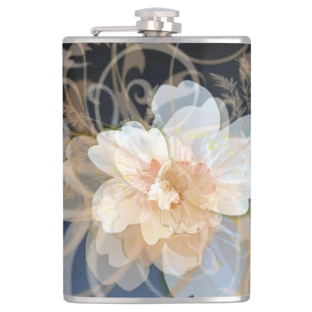 Floral Hip Flask (Front)