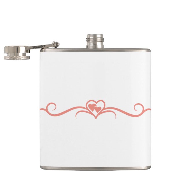 Floral Hip Flask (Opened)