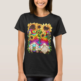 Floral Hippie Gnomes With Sunflower T-Shirt
