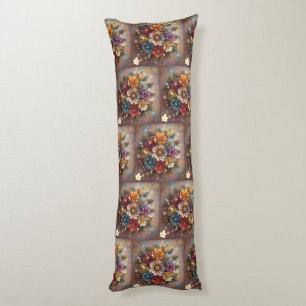 "Floral Holiday Magic" Body Cushion