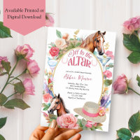 Floral Horses and Cocktails Derby Bridal Shower