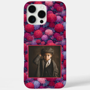 Floral hydrangea Custom Photo Iphone Case For Her