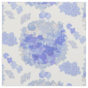 Floral Hydrangea pattern 2 Fabric