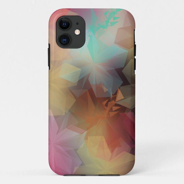 Floral impressions, artistic abstract Case-Mate iPhone case (Back)