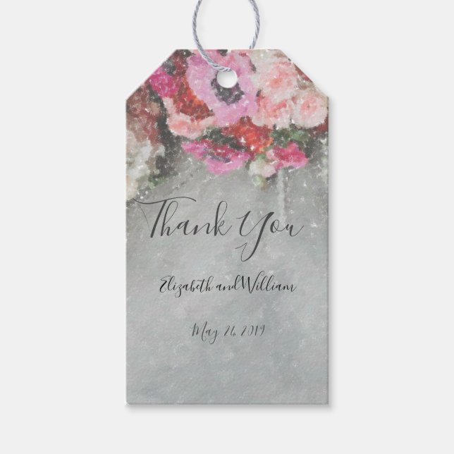 Floral Impressions Gift Tags (Front)