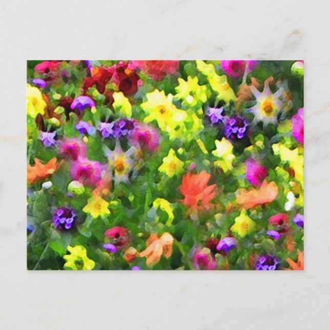 Floral Impressions Postcard (Front)