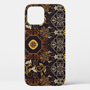 Floral Indian: Colourful Striped Seamless. iPhone 12 Case