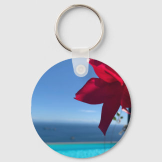 Floral Infinity Pool Keychain