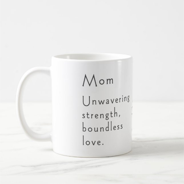 Floral Inspiration for Mum Coffee Mug (Left)