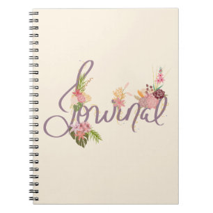 Floral Inspiration Journal with Whimsical Blooms
