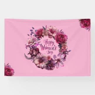 Floral International Womens Day 2025 Banner