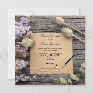 Floral Invitation