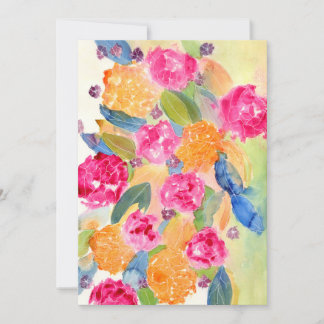 floral invitation