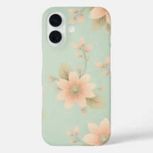 Floral iphone 16 case matte